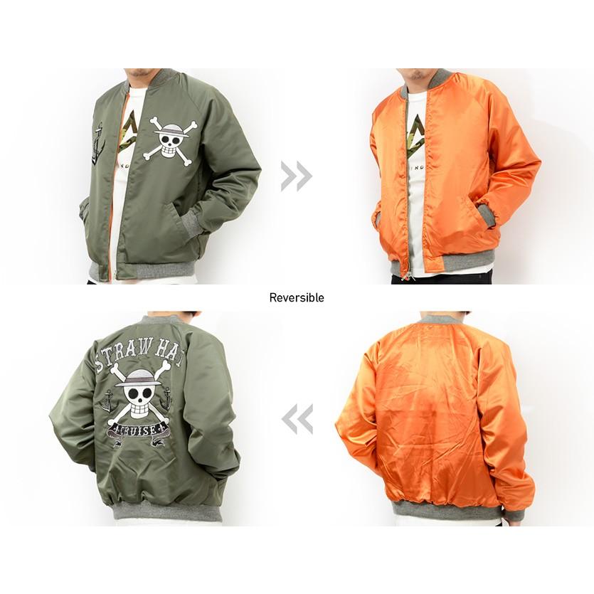 ワンピース One Piece Ma 1 麦わらの一味 海賊旗 アウター フライト ジャケット メンズ アニメ 漫画 刺繍 Opma 001 Opma 001 Rodeo Bros 通販 Yahoo ショッピング