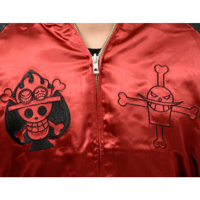 ワンピース One Piece スカジャン 火拳のエース 白ひげ海賊団 ポートガス D エース アウター メンズ アニメ 漫画 刺繍 Opsj 002 Opsj 002 Rodeo Bros 通販 Yahoo ショッピング