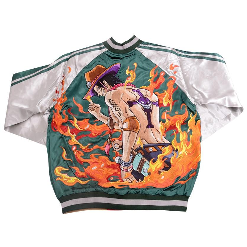 ワンピース ONE PIECE グッズ スカジャン 火拳のエース 白ひげ海賊団