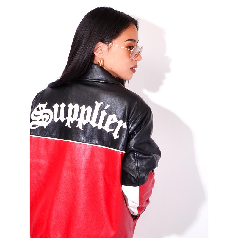 Supplier サプライヤー アウター メンズ レディース フェイクレザー スタジャン Faux Leather Jacket Out Supplier 1 Rodeo Bros 通販 Yahoo ショッピング