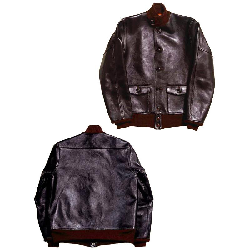 Double Helix ダブル ヘリックス A1 レザージャケット メンズ