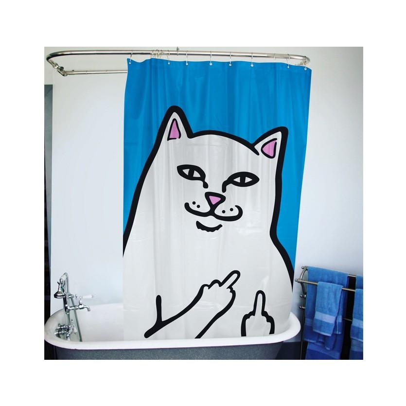 RIPNDIP リップンディップ シャワーカーテン 猫 ネコ LORD NERMAL SHOWER CURTAIN バス カーテン ファック