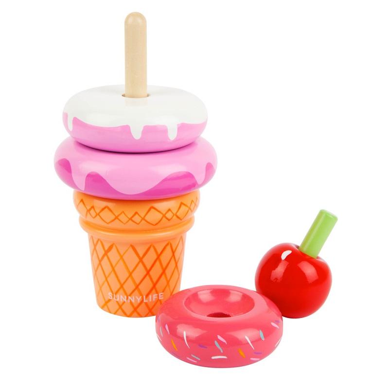 Sunnylife サニーライフ おもちゃ 女の子 男の子 スタッキングトイ 木製玩具 知育玩具 1歳 積み木 つみき 知育 Stacking Toy Ice Cream アイスクリーム S8cstaic S8cstaic Rodeo Bros 通販 Yahoo ショッピング