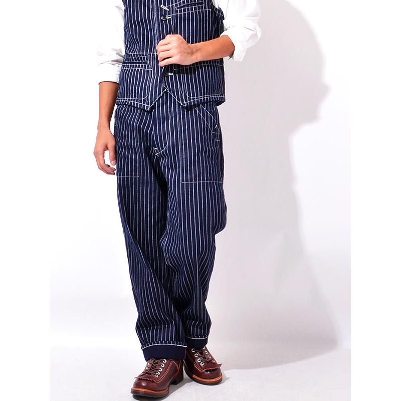 SUGAR CANE ウォバッシュ ストライプ ワークパンツ SC40786 sc40786-1.jpg