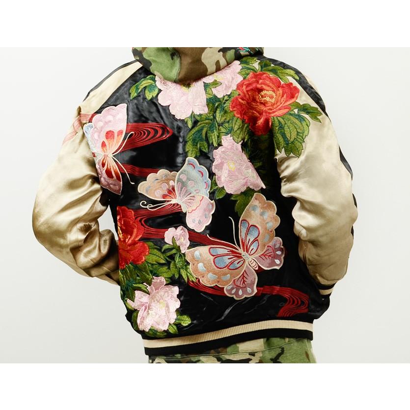 美麗☆花旅楽団スクリプト リバーシブルスカジャン梅鶯柄 sizeM 美麗☆花旅楽団スクリプト リバーシブルスカジャン梅鶯柄 sizeM 美麗☆花旅