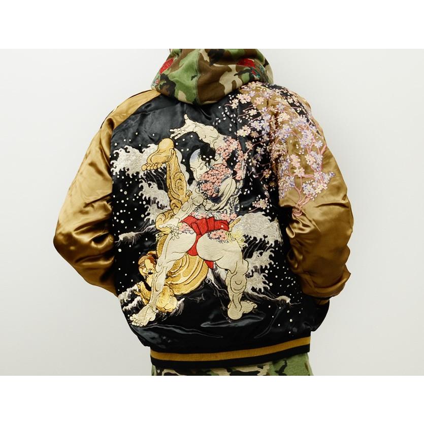 花旅楽団 和柄 スカジャン SUKAJAN メンズ レディース 相撲 力士