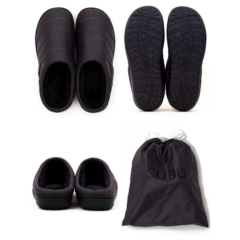 Subu スブ サンダル スリッパ メンズ レディース 冬 ブラック 冬サンダル ルームシューズ スリッポン Subu Subu Rodeo Bros 通販 Yahoo ショッピング