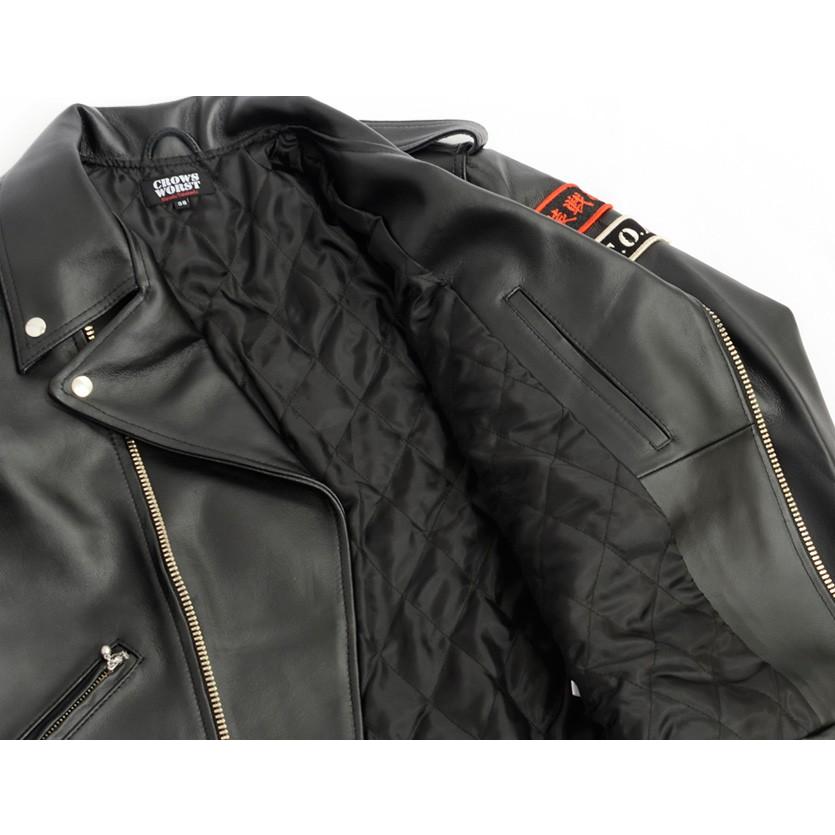 VANSON CROWS×WORST クローズ×ワースト レザー ライダース VANSON CROWS×WORST クローズ×ワースト レザー ライダース