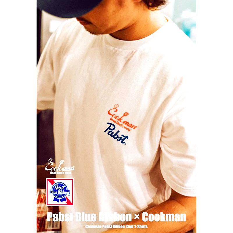 COOKMAN クックマン Tシャツ メンズ レディース 半袖 ブランド 綿100% Pabst Blue Ribbon 221-21050｜rodeobros｜04