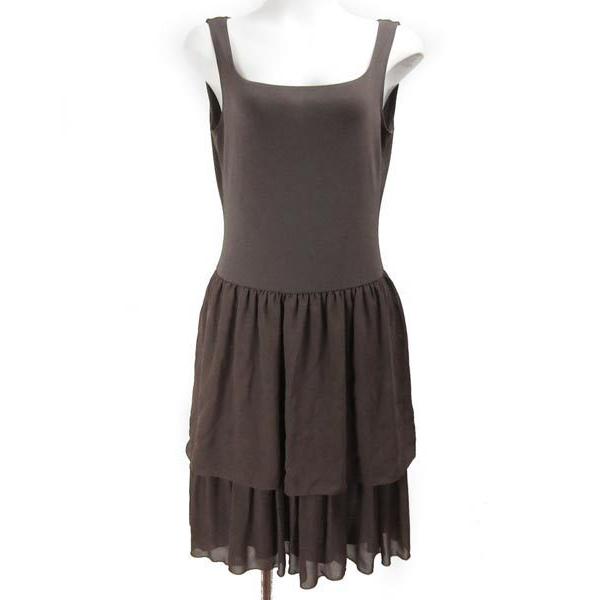 【極美品】フォクシー　ワンピース　ブラウン　2022　CHARLOTTE　40 極美品】フォクシー ワンピース ブラウン 2022 CHARLOTTE 40