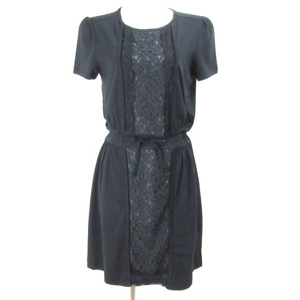 税込 送料無料 M ワンピース 半袖 黒 Max Sport スポーツマックス 一枚でお洒落にきまるワンピース ワンピース チュニック