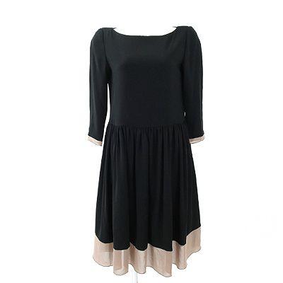 売れ筋ランキングも掲載中 しっとりと滑らかなストレッチスムースワンピース フォクシー ニューヨーク Foxey Ny 黒長袖シフォンワンピース38 ワンピース チュニック