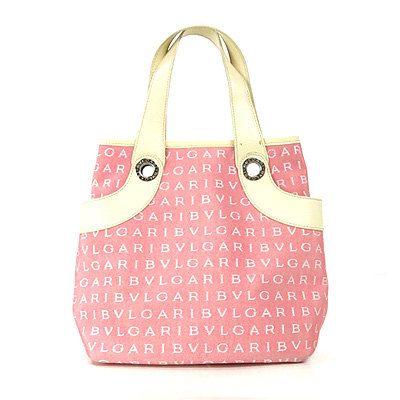 BVLGARI（ブルガリ） ピンクロゴマニアトートバッグ : ロデオ 