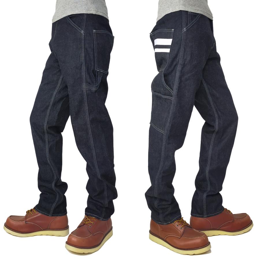 桃太郎ジーンズ ペインター デニムパンツ Momotaro Jeans 出陣ライン