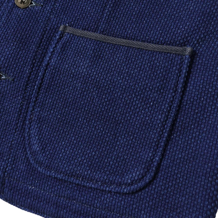 桃太郎ジーンズ インディゴ刺し子 ベスト Momotaro Jeans 刺子 桃太郎ジーンズ インディゴ刺し子 ベスト Momotaro Jeans 刺子