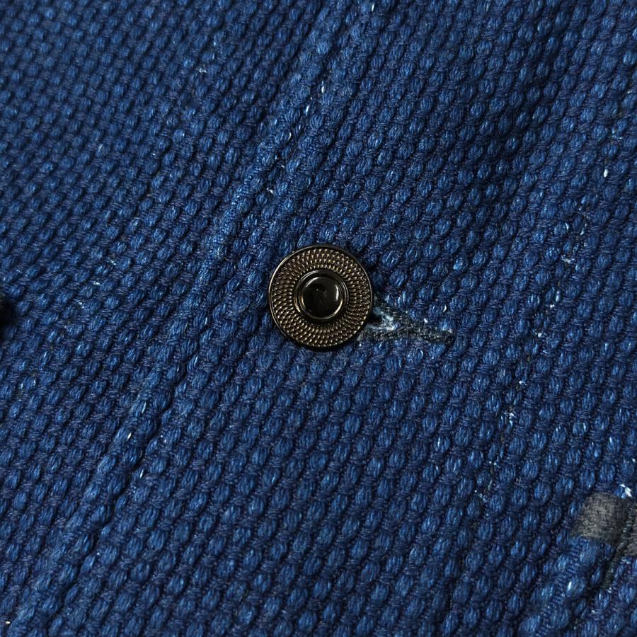 桃太郎ジーンズ インディゴ刺し子 ベスト Momotaro Jeans 刺子 桃太郎ジーンズ インディゴ刺し子 ベスト Momotaro Jeans 刺子