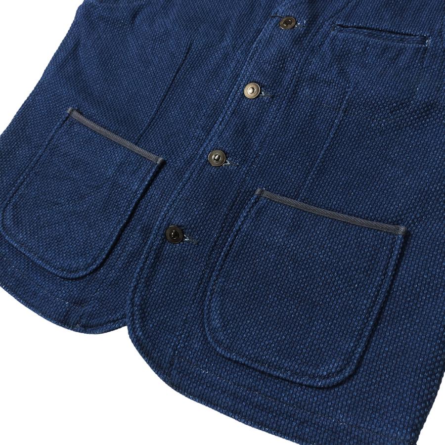 桃太郎ジーンズ インディゴ刺し子 ベスト Momotaro Jeans 刺子 桃太郎ジーンズ インディゴ刺し子 ベスト Momotaro Jeans 刺子