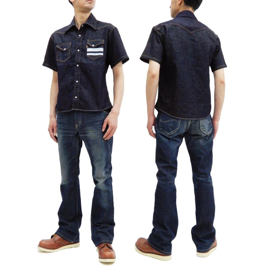 桃太郎ジーンズ（MOMOTARO JEANS） ウエスタンシャツ 出陣ライン 8oz