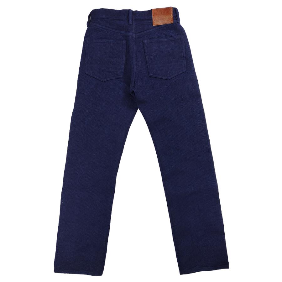 ステュディオダルチザン 刺し子ジーンズ STUDIO D'ARTISAN 14oz カセ染め セルヴィッチ付き刺し子 レギュラーストレート パンツ 1907 新品の画像