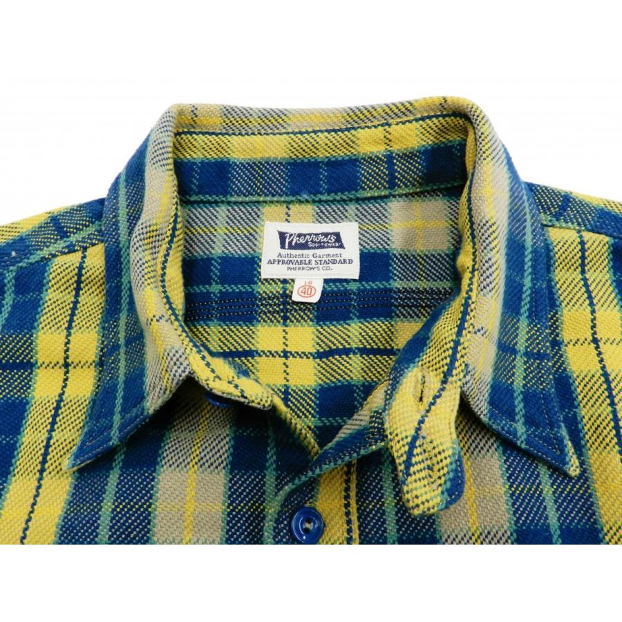 Pherrow's（フェローズ） チェック ネルシャツ Pherrows ワークシャツ