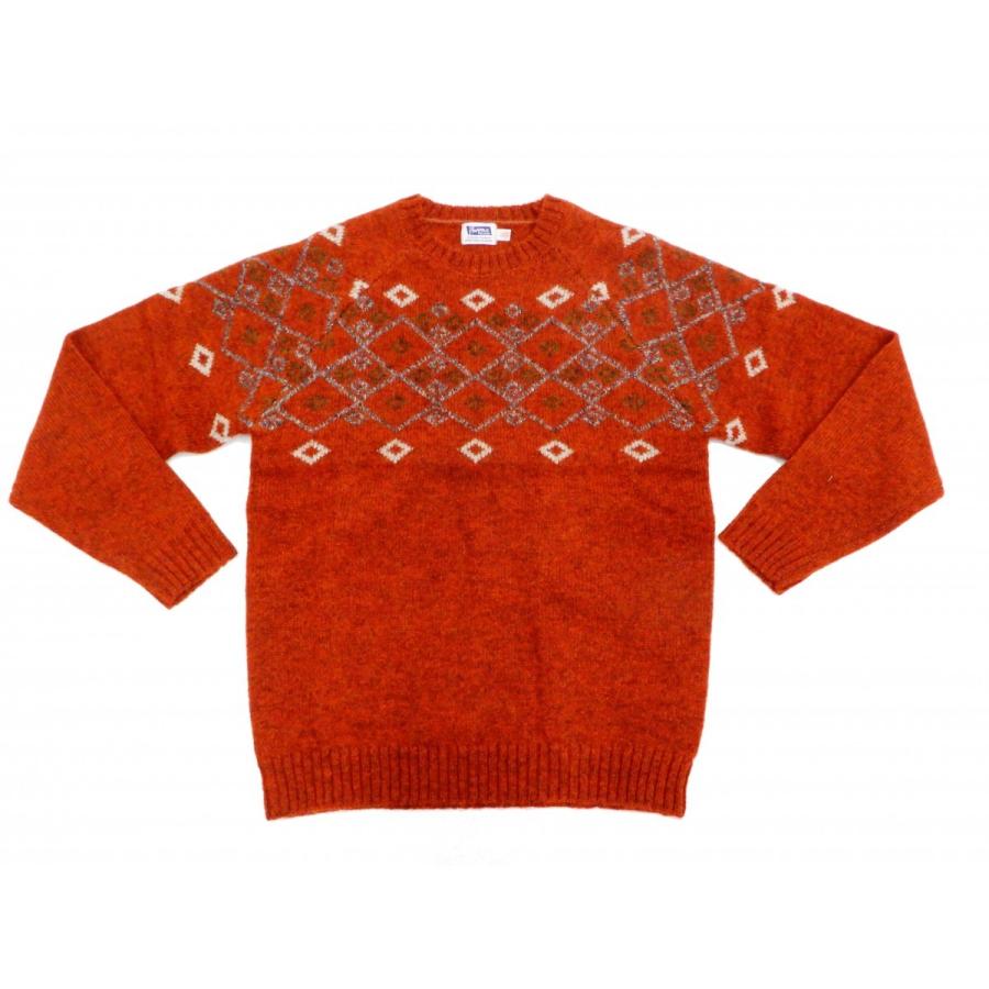 Pherrow's（フェローズ） セーター 19W-PSFS1 Pherrows メンズ 雪柄