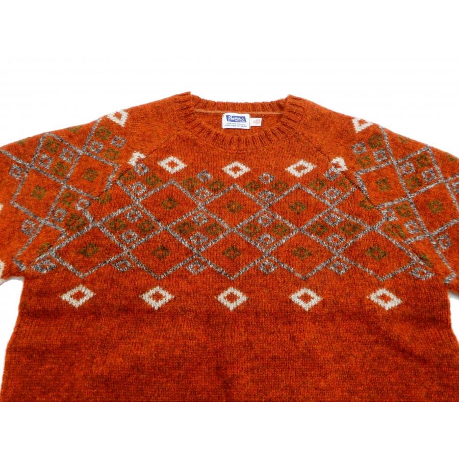 Pherrow's（フェローズ） セーター 19W-PSFS1 Pherrows メンズ 雪柄