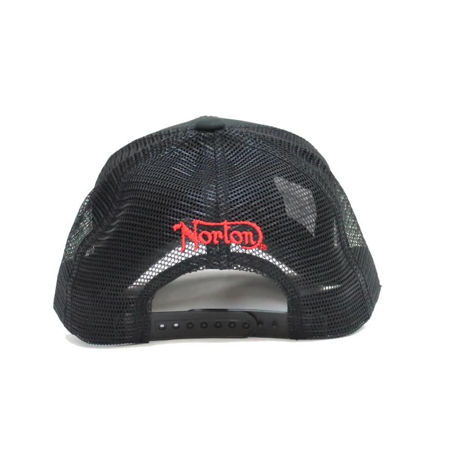 ノートンモーターサイクル メッシュキャップ Norton 帽子 バイカラー刺繍 3Dロゴ 223N8703 新品｜rodeomatubara｜05