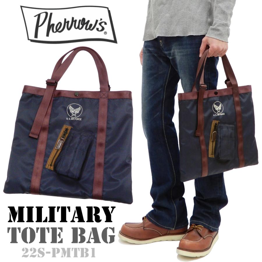 フェローズPHERROW'Sトートバッグ ミリタリー バッグ新品・完売
