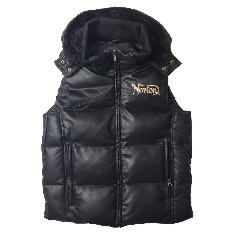 r*n様 マスターマインドジャパン フェイクレザー 中綿ベスト 合成皮革 ブラッ r*n様 マスターマインドジャパン フェイクレザー 中綿ベスト 合成皮革