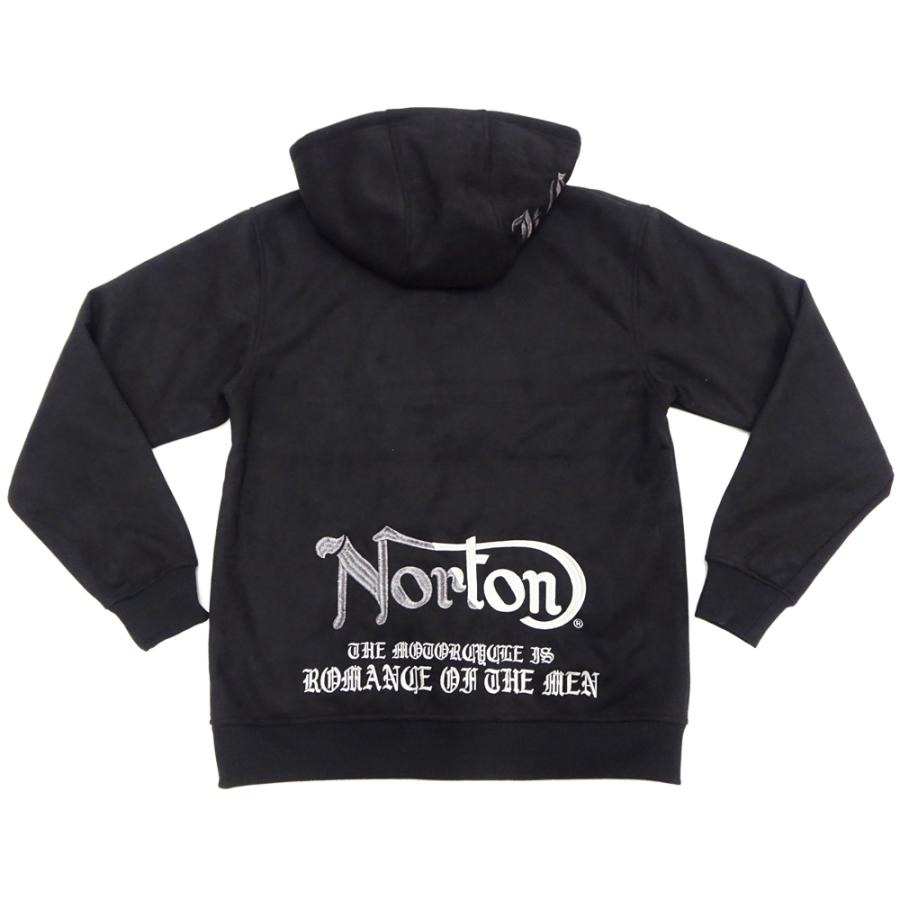 Nortonパーカー裏モコ ノートン（NORTON） ノートンモーターサイクル 裏ボア モイスト