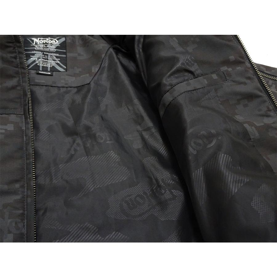 ノートン（NORTON） ボリュームネック 中綿ジャケット 撥水ポリピーチ