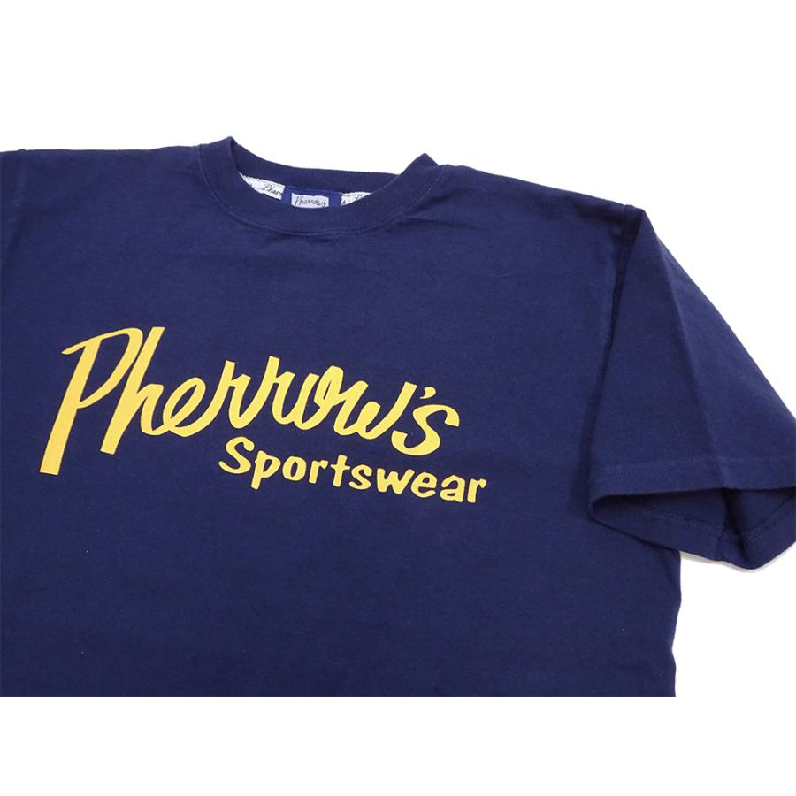 フェローズ Tシャツ PHERROWS 半袖Tシャツ PT1 定番ロゴ アメカジ スタンダードTシャツ 24S-PT1 新品｜rodeomatubara｜11