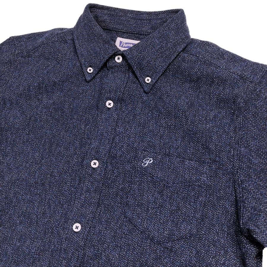 Pherrow's（フェローズ） 長袖シャツ 三杢 ボタンダウンシャツ ワン