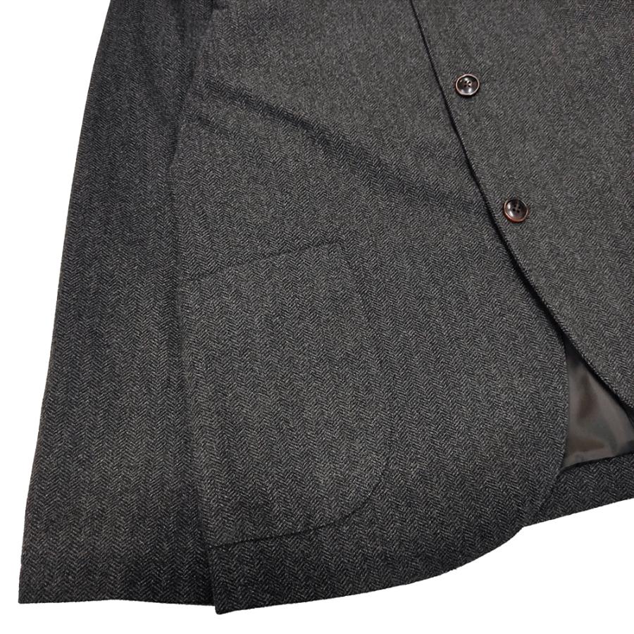Pherrow's（フェローズ） ヘリンボーン テーラードジャケット ウール調