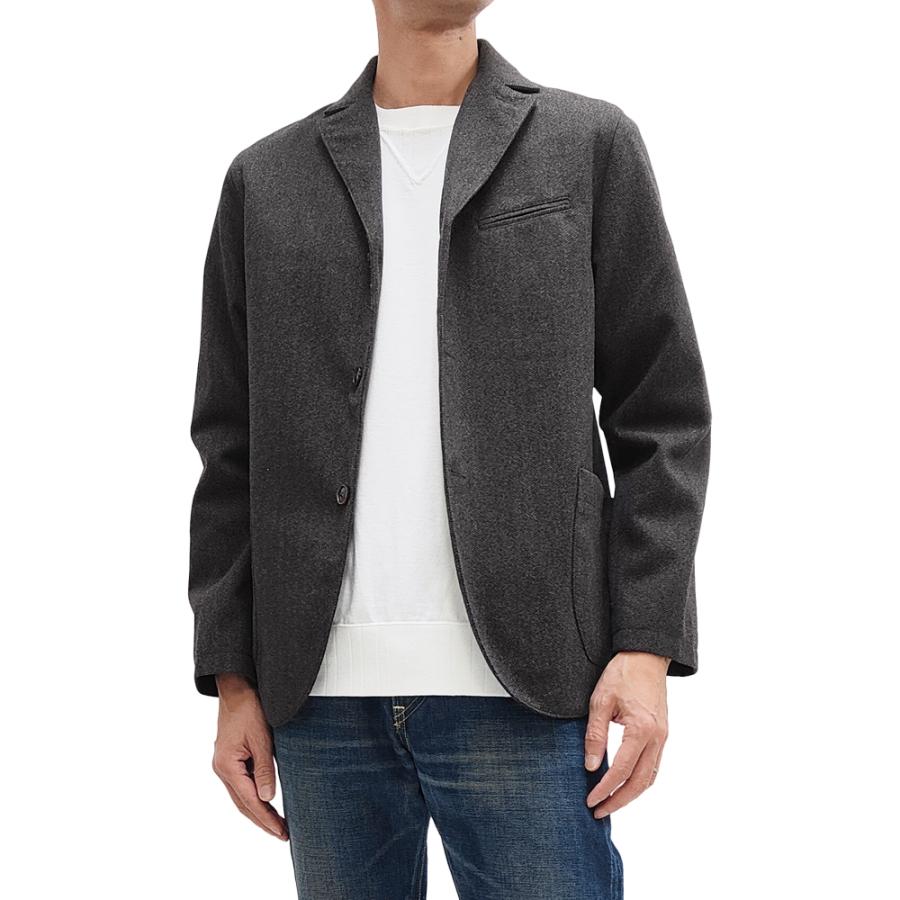 Pherrow's（フェローズ） ヘリンボーン テーラードジャケット ウール調