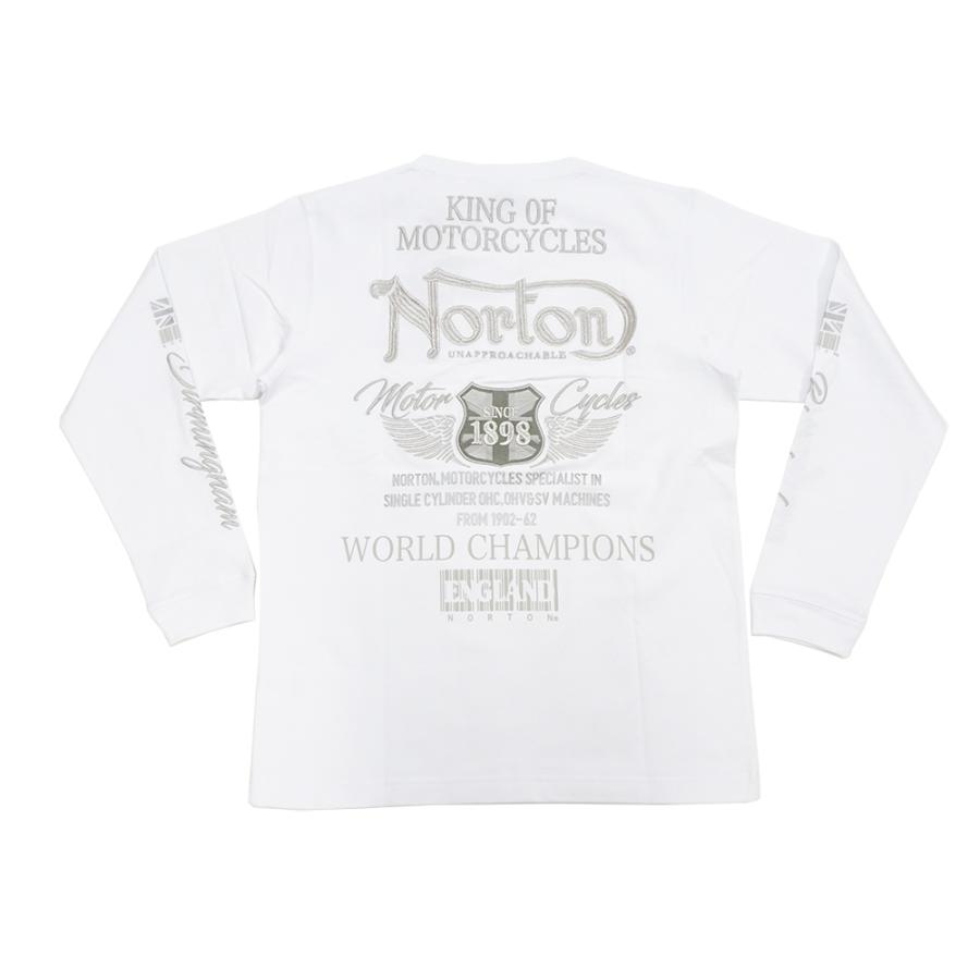 ノートン（NORTON） ノートンモーターサイクル 空紡糸天竺 ロンT
