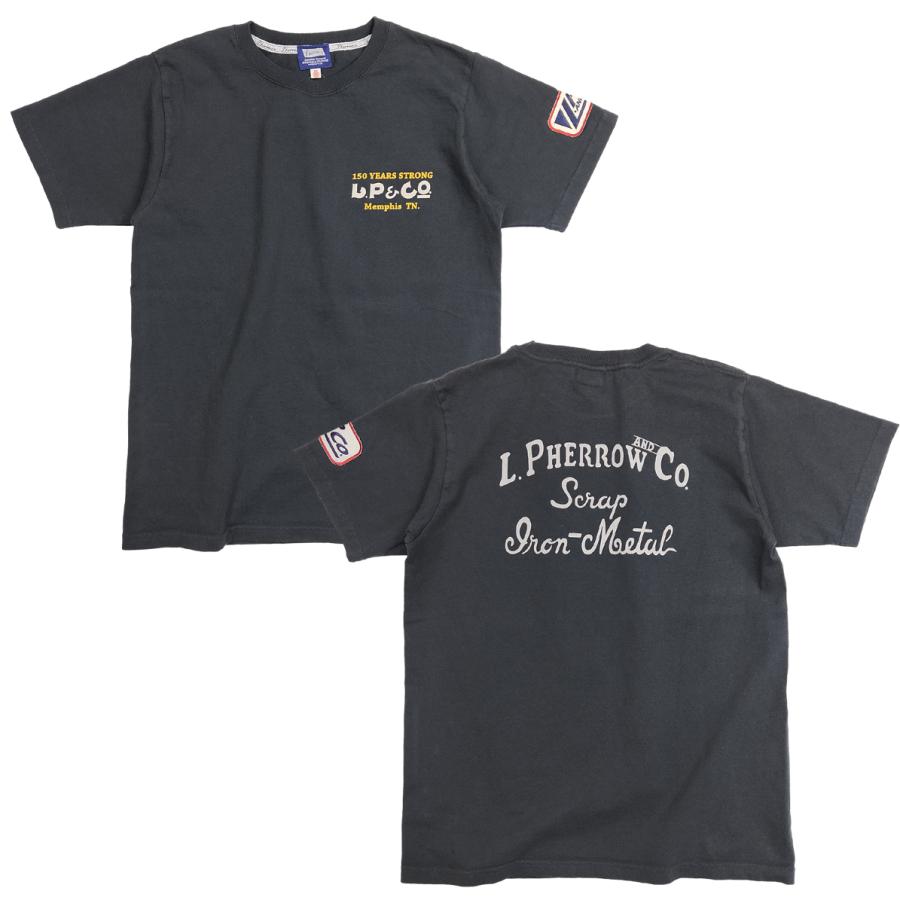 Pherrow's（フェローズ） ワッペン付き 半袖Tシャツ 鉄鋼業者 L.P & Co