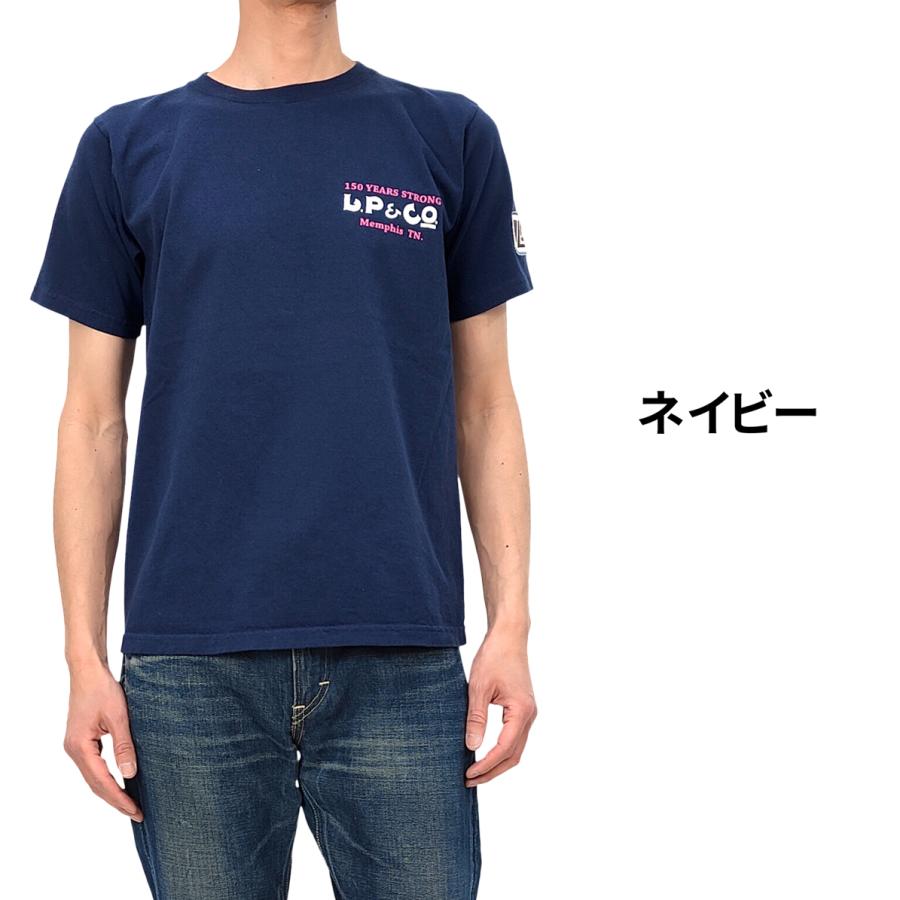 Pherrow's（フェローズ） ワッペン付き 半袖Tシャツ 鉄鋼業者 L.P & Co