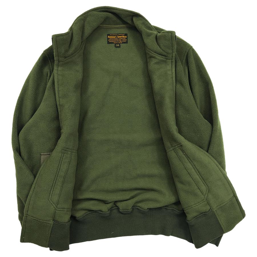 Pherrow's（フェローズ） フリースジャケット ミニパイル ボア