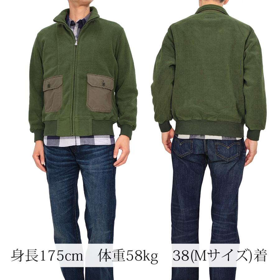 Pherrow's（フェローズ） フリースジャケット ミニパイル ボア