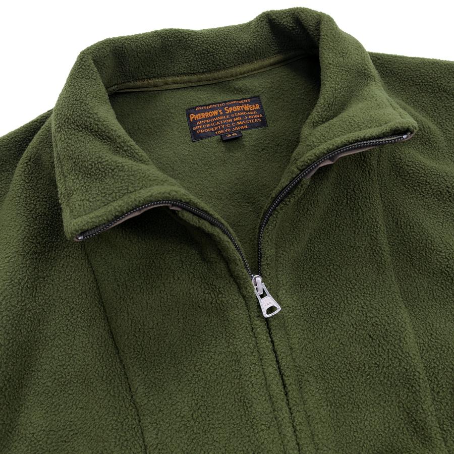 Pherrow's（フェローズ） フリースジャケット ミニパイル ボア
