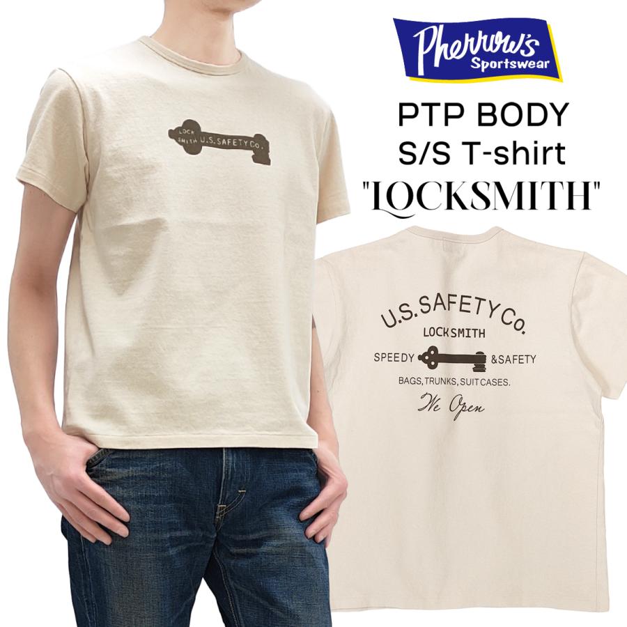 PTP Tシャツ Pherrow's（フェローズ） Tシャツ PHERROWS 国産 PTPボディ 半袖T