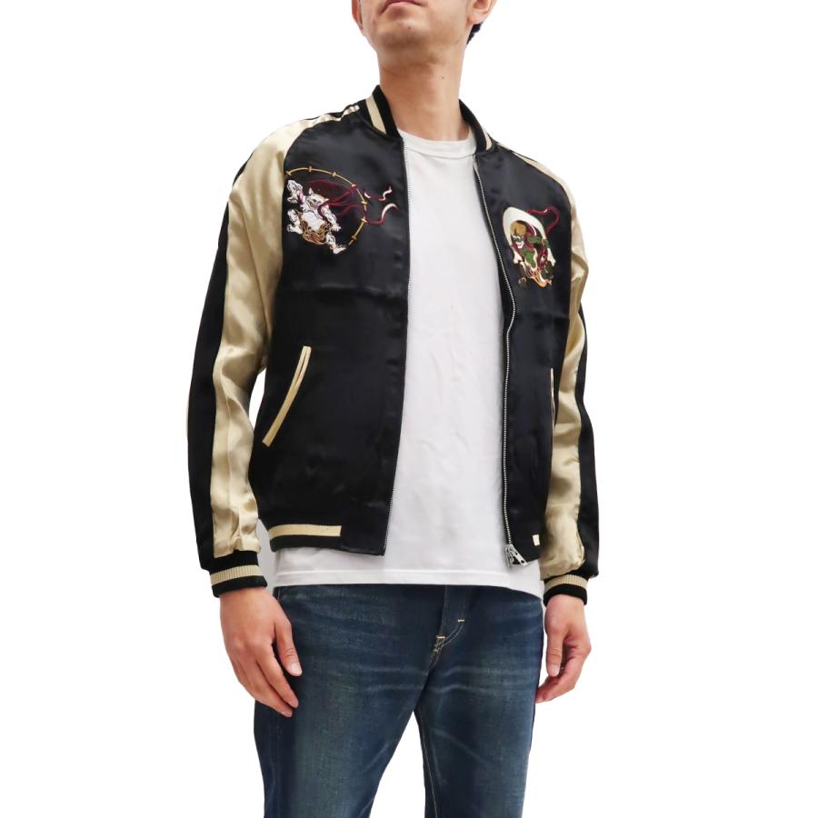 ジャパネスク スカジャン 3RSJ-020 風神 Japanesque メンズ スーベニア