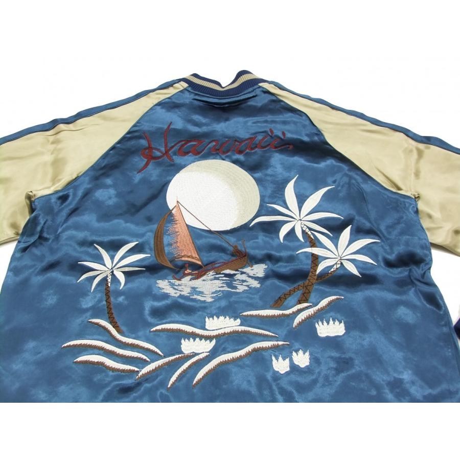 ジャパネスク スカジャン 3RSJ-026 ハワイ柄 Japanesque メンズ