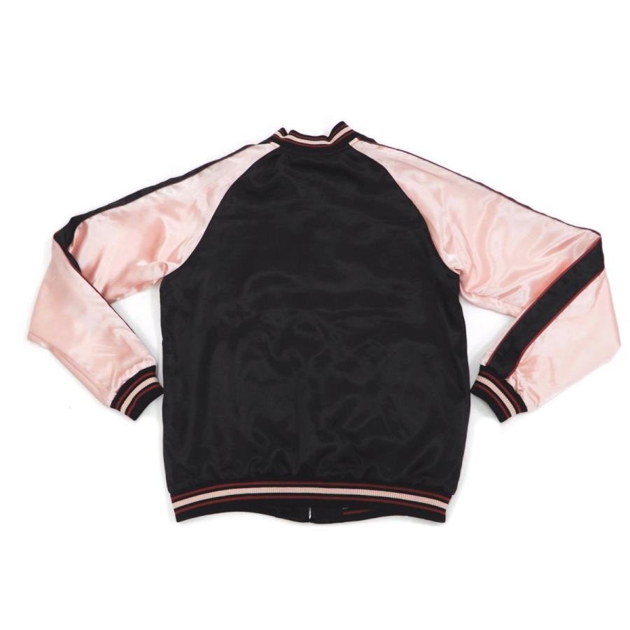 ジャパネスク スカジャン 3RSJ-754 桜波鯉柄 刺繍 メンズ 和柄