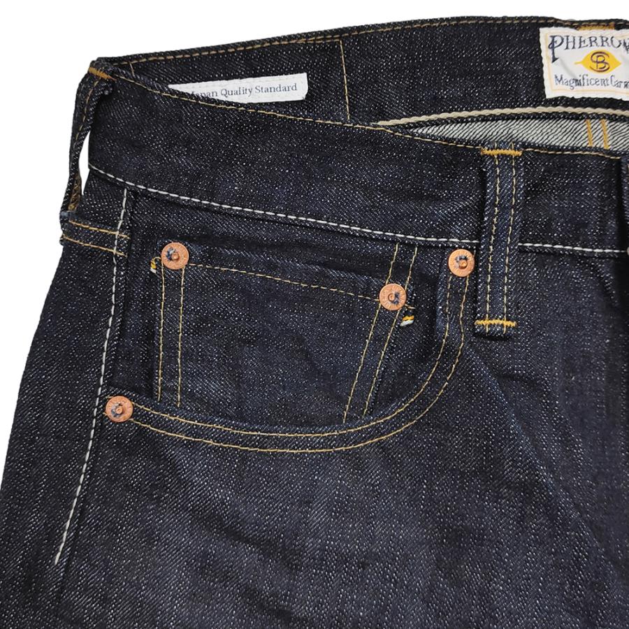 【PHERROW'S】フェローズ W30 デニム ボタンフライ 濃紺 ストレート PHERROW´S】フェローズ W30 デニム ボタンフライ 濃紺 ストレート