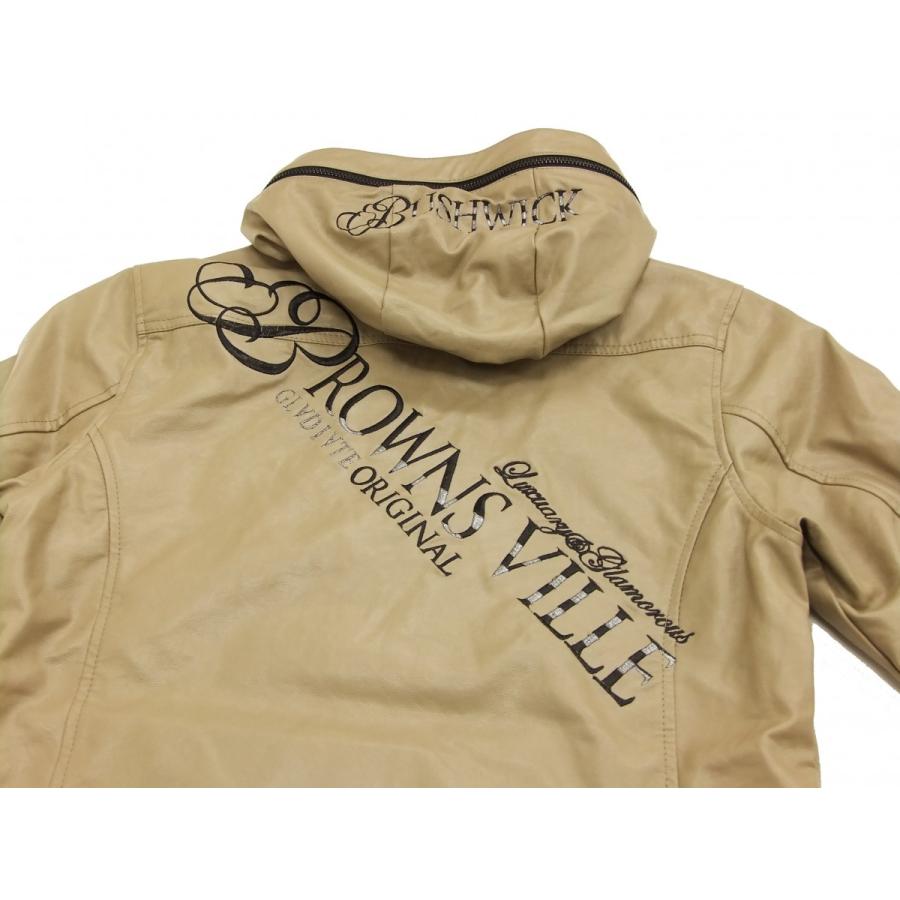 グラディエイト フェイクレザー パーカージャケット 453531 GLADIATE