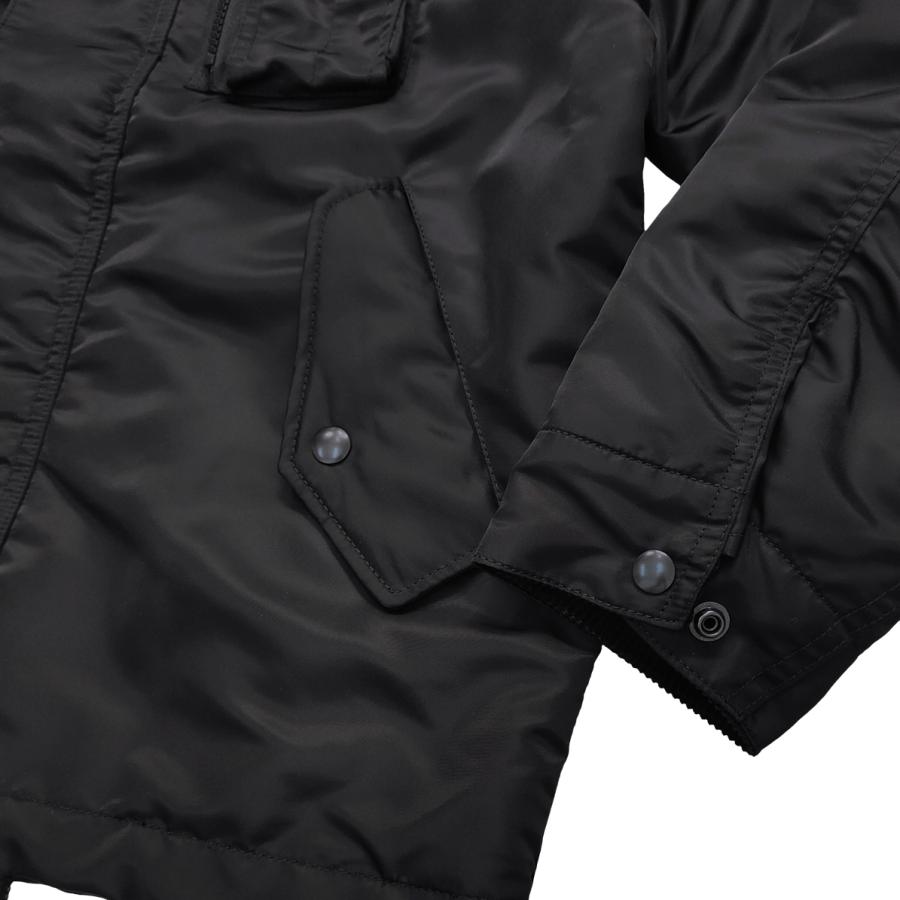 HOUSTON（ヒューストン） ナイロン ハンティングジャケット 襟