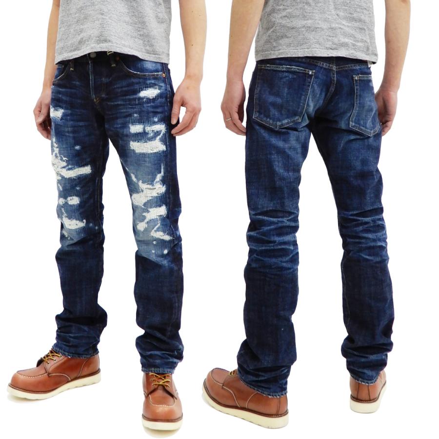 エターナル リメイク デニムパンツ ETERNAL ローライズ クラッシュ加工  