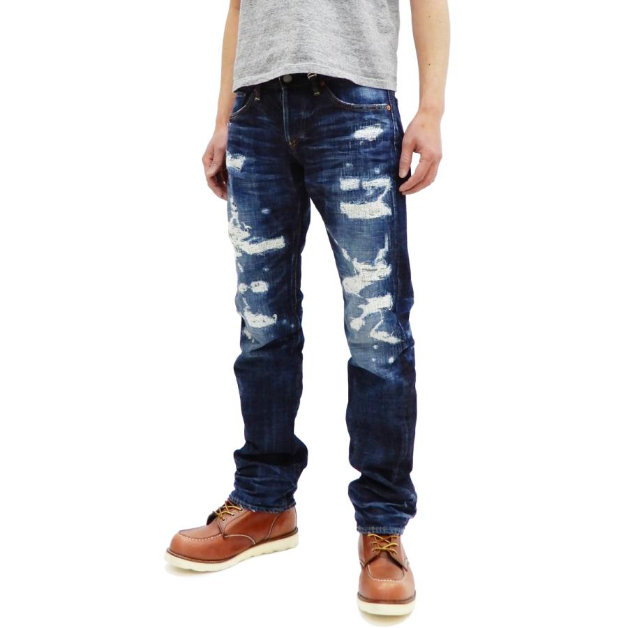 エターナル リメイク デニムパンツ ETERNAL ローライズ クラッシュ加工  